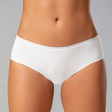 Panty tipo cachetero en algodón premium – Diane & Geordi color blanco plano cerrado