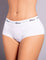 Panty cachetero deportivo en algodón – vista detalle colro blanco