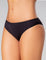 Panty tanga con mayor cubrimiento posterior y elásticos suaves – Diane & Geordi, color negro plan ocerrado