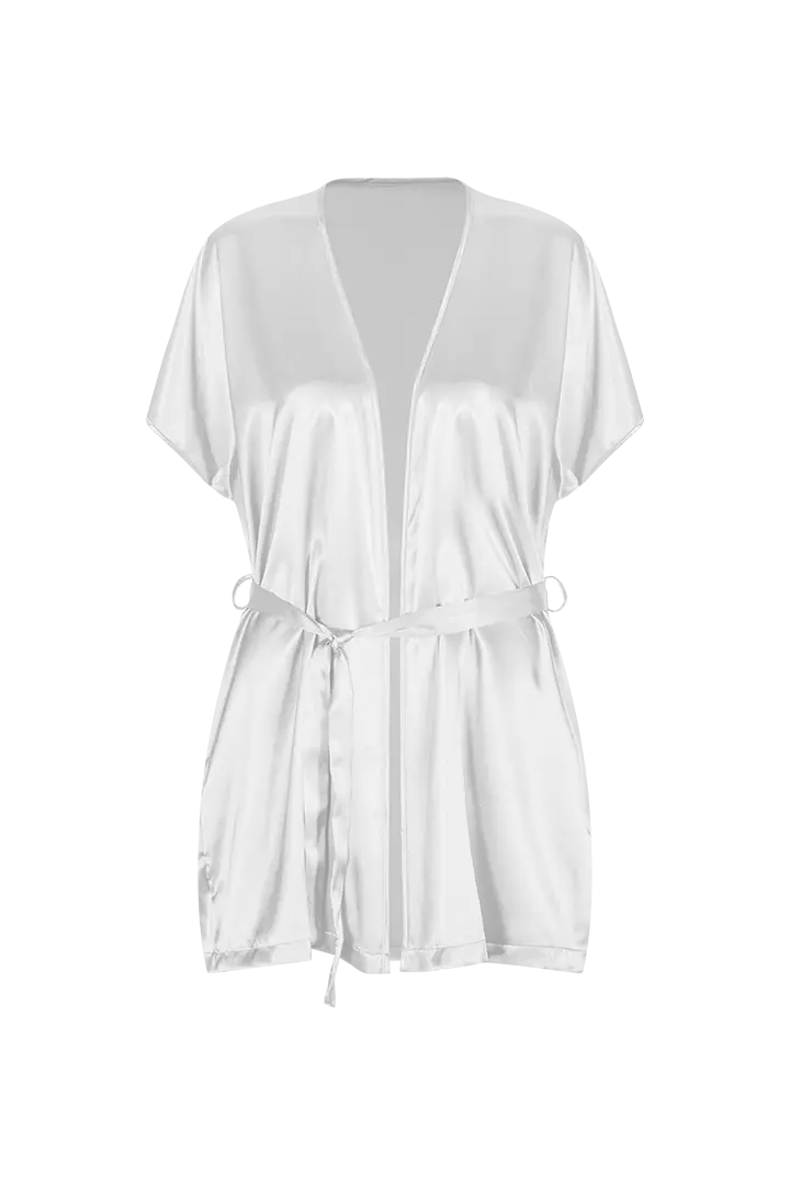 Pijama kimono (2925) Diane & Geordi Colombia, color blanco